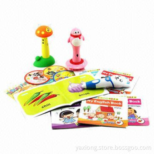 2013 mushroom voice reading pen, friendly ABS materials